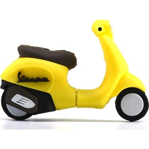 Scooter Pendrive 32GB 16GB 8GB 4GB motorcycle usb flash drive 128GB 256GB pen drive 64GB cartoon memory stick