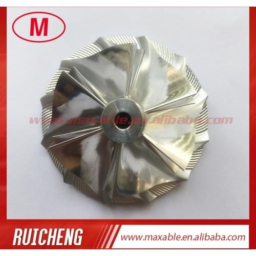 GT15-25 702549-0008HF V1 50.20/65.00mm 6+6 blades turbo billet/milling/aluminum 2618 compressor wheel for 702549-0008HF