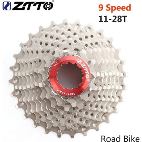 ZTTO Road Bicycle Cassette Freewheel 9 Speed Cassette 9s 11-28T Bike Sprockets For Sunrace Shimano Sora 3300 3500 R300
