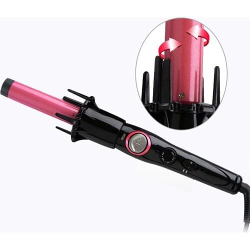 Ceramic Instawave Hair Curling Iron,Automatic Curling Wand hair Roller, two way rotating curling iron,Hair Styling tools