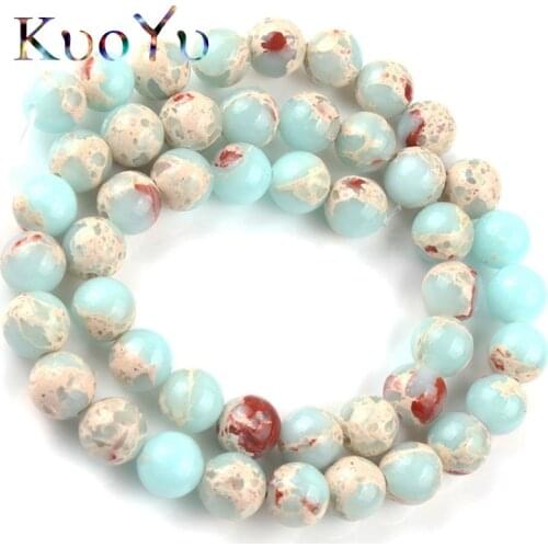 ShouShan Stone Snakeskin Jaspers Beads Round Loose Spacer Beads For Jewelry Making Diy Bracelets Necklace 15"Inch 4 6 8 10 12mm