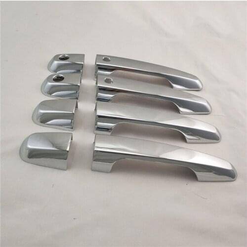 Door Handle Cover ABS Chrome for Mitsubishi L200 Triton 2016 Car Styling Stickers Auto Accessories 8 Pcs