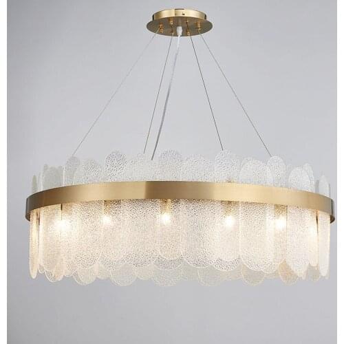 New art deco chandeliers modern glass lighting AC110V 220v LED dinning room living room light fixtures
