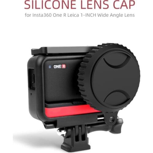 Soft Silicone Lens Cap Dustproof Protective Lens Cover for Insta360 One R Camera Dropship