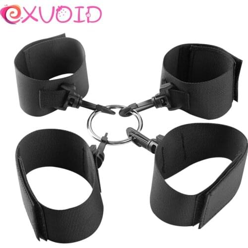 EXVOID SM Hand Cuffs Adult Product BDSM Bondage Slave Handcuffs Ankle Cuff Roleplay Sex Toy for Couple Flirting Slave Restraints