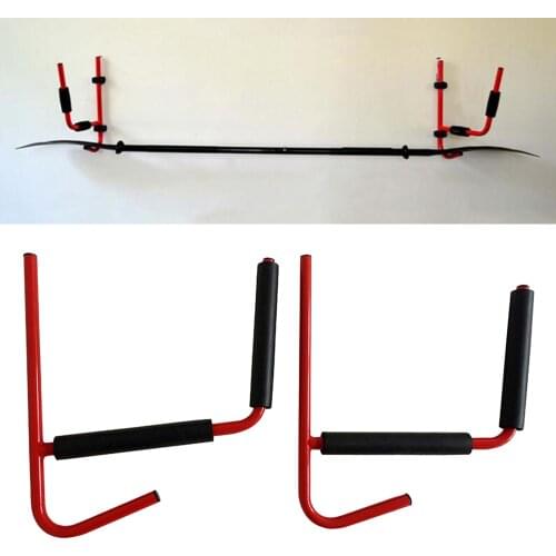 Indoor Kayak Storage Hook Wall Mounting Holder Canoe Carrier Kayak Ladder Wall Bracket Surfboard Accessory Red