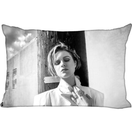 35x45cm Pillowcase Rachel Brosnahan Rectangle Silk Pillowcases Bed Home Living Room Pillow Covers One Side Custom gift