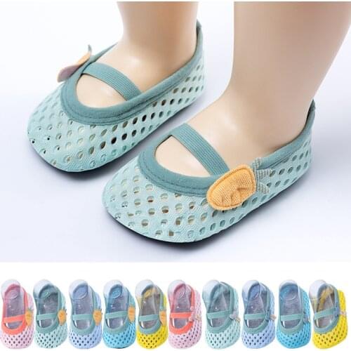2021 New Baby Girls First Step Shoes Baby Spring Summer Mesh Baby Shoes Indoor Footwear Toddler First Walkers Baby Girls Shoes