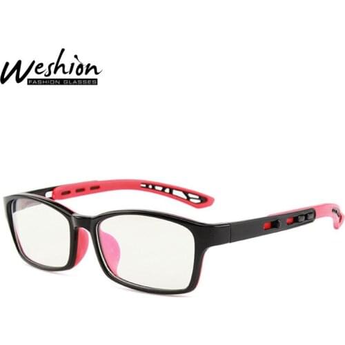 Anti Blue Light Teens Glasses Kids Children Youth Boy Girls Silicone Optical Frame Reflective Junior Computer Eyeglasses 7-16 UV