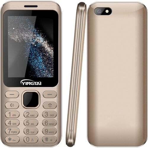 Oringinal YINGTAI S1 Ultra-thin Metal Plating Dual SIM Curved Screen Feature Bar Mobile Phone Bluetooth Business Cellphone