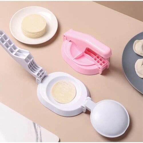 Dumpling Wrapper Maker Manual Small Convenient Plastic Portable Dumpling Maker Chinese Food Family Essentials Kitchen Tools