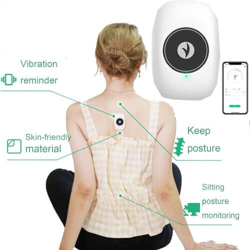 Intelligent Strapless Posture Corrector With App Vibration Reminder Humpback Massager Device Back Braces Health Benefit