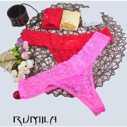 XL-4XL big size lace Cotton Women bikini Sexy Thong G-string Underwear Panties Briefs Ladies T-back intimatewear 1pcs zx104 hsh