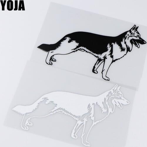 YOJA 18X12.2CM German Shepherd Animal Vinyl Decal Car Sticker Accessories ZT4-0100