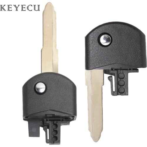 Keyecu Replacement Flip Folding Remote Key Head Part for MAZDA 2 3 5 6 MX-5 RX-8 Flip Remote Key Blank Keyless Case Blade