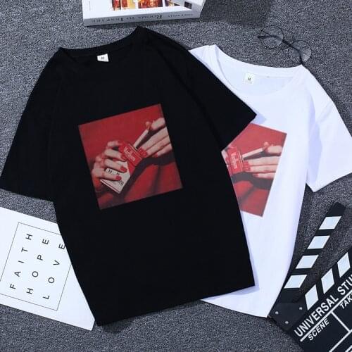 Футболка женская футболка топ Tops Harajuku Tshirt Women La Casa De Papel Ropa Mujer Oversized Tshirt Summer Aesthetic Clothes