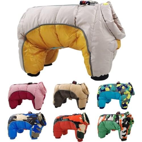 Winter Pet Dog Clothes Super Warm Jacket Thicker Cotton Coat Waterproof Small Dogs Pets Clothing For French Bulldog Puppy