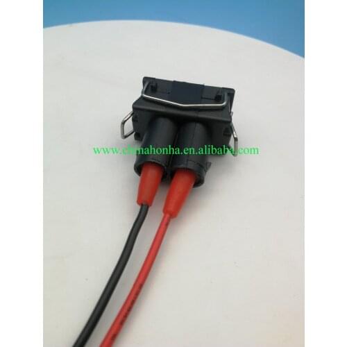 10pcs/lot 2 Pin 6.3series Auto Waterproof Sound Horn Female Wire harness Connector 357 951 772 with 15CM 16AWG