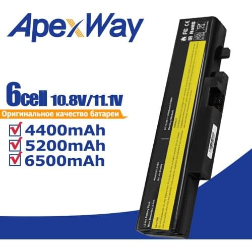 Apexway 6 Cells Laptop Battery For LENOVO L09N6D16 L09S6D16 L10L6Y01 L10L6Y01 L10N6Y01 L10S6Y01 IdeaPad Y460 Y560 B560 Y560A