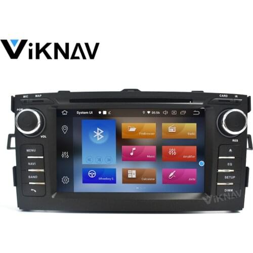 Android 10.0 Car Radio Multimedia Audio DVD Player For TOYOTA AURIS 2008 2009 2010 2011 car stereo headunit GPS navigation 2din