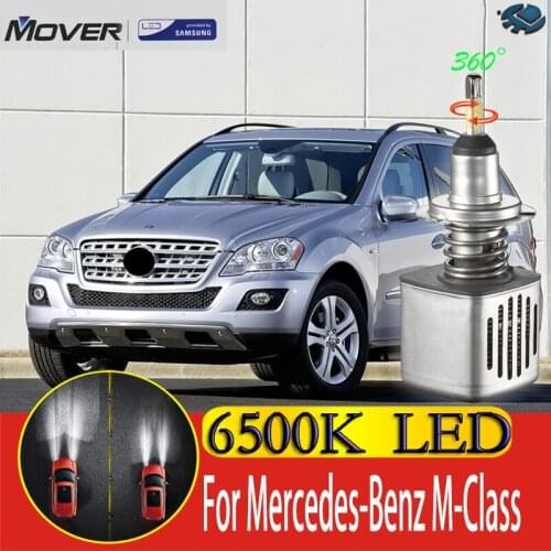 Car Headlight Bulbs LED Provided By SAMSUNG For Mercedes-Benz M-Class ML 2005-2013 LED Car 6500K White Light Auto Headlight 2X