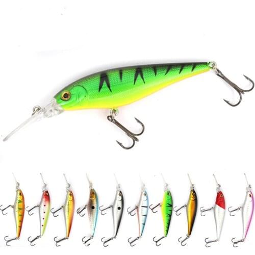 1Pcs Bionic Fishing Lure Minnow 11cm 10.3g Depth 0-2m 3D Eyes Hard Baits Wobbler For Silicone Baits Fishing Tackle Accessory