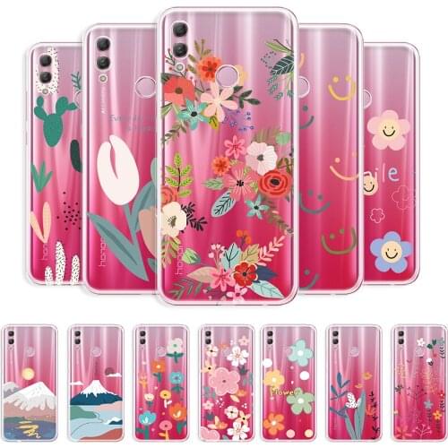 For Huawei P Smart 2019 Case Clear Phone Case For Honor 10 Lite Transparent Shockproof Back Cover on P Smart 2019 Soft TPU Coque