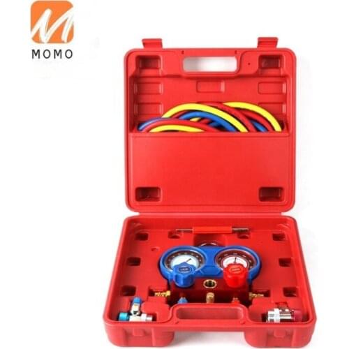 Refrigerant R134a 3 Way AC Diagnostic Manifold Gauge Set