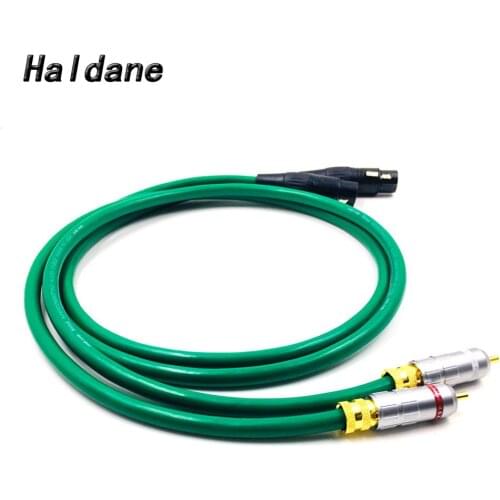 Haldane Pair Type-1016 RCA to XLR Balacned Audio Cable RCA Male to XLR Female Interconnect Cable with MCINTOSH USA-Cable