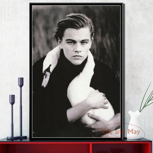 Leonardo Dicaprio Movie Star Actor Posters And Prints Canvas Painting Pictures On The Wall Abstract Decorative Home Decor