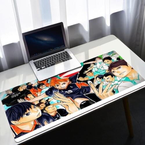Haikyuu Mouse Gamer Pad Speed Gaming Computer Pads Xl Keyboard Xxl Accessories Extended Table Large Mousepad Anime Desk Mats