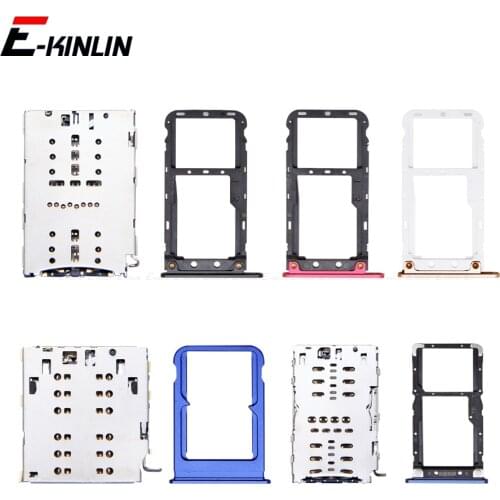 Sim Card / Micro SD Card Tray Socket Holder Slot Container Connector Adapter Reader Replacement Parts For XiaoMi Mi 8 Lite A1 5X