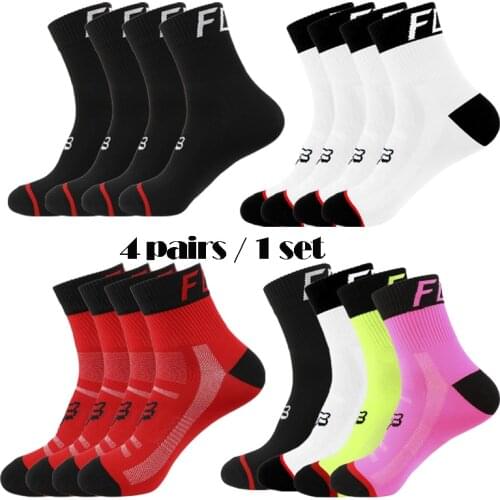 4 pairs compression socks socks women soccer socks socks men cycling socks basketball socks woman socks running socks