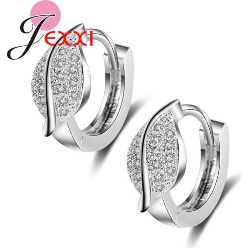 New Arrival Fashion Design Double Full African AAA Crystal Stone Leaves Design Hoop Earrings for Women Bridal