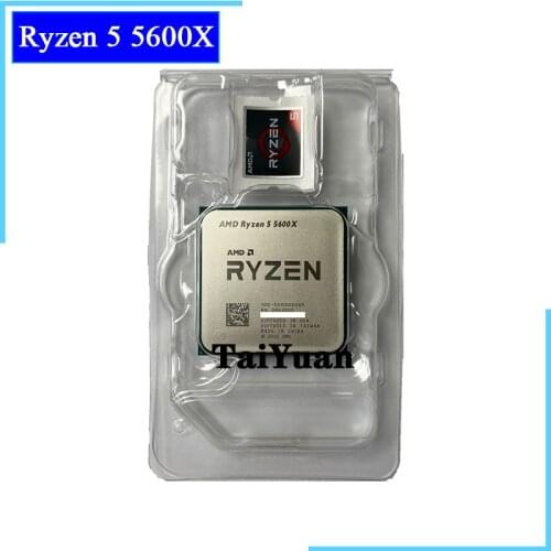 AMD Ryzen 5 5600X R5 5600X 3.7 GHz 6-Core 12-Thread CPU Processor 7NM 65W L3=32M 100-000000065 Socket AM4 New but without cooler