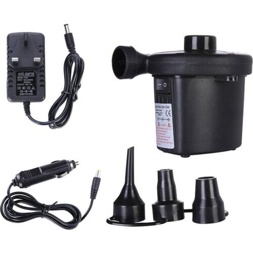 Electric Air Pump Inflator 3 Sizes Rechargeable Air Compressor Portable For Pvc Boat Mattress Inflatable Pool Raft Bed #W5