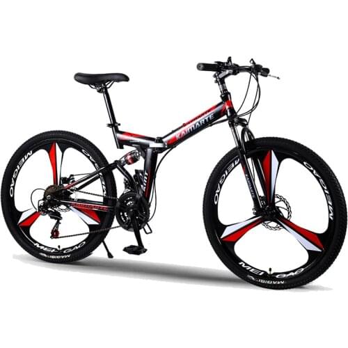 Road Bikes Racing Bicycle Foldable Bicycle Mountain Bike 26/24 Inch Steel 21/24/27 Speed Bicycles Dual Disc Brakes