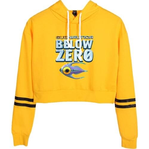 Subnautica Below Zero Short Hip Hop Loose Hooded Casual Harajuku Hoodie Tops