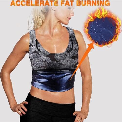 Heat Trapping Body Shaper Vest for Women Sauna Effect Slimming Belt Corset Abdominal Binder Polymer Workout Sweat Tank Top Strap