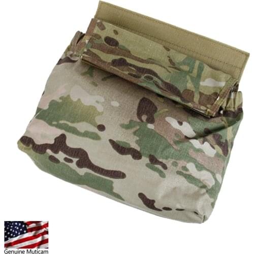 TMC Velco Roll Dump Pouch Armor Carrier Drop Pouch Airsoft Gear Nylon Airsoft Military Tactical Tool bags Multicam 2461
