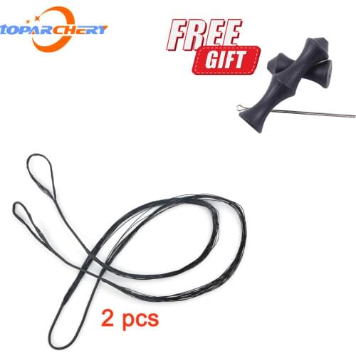 Handmade Bow String Red/Black Dacron Archery Recurve Replacemen Bowstring for Traditional Long Bow