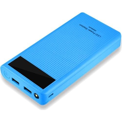 Type C Dual USB QC3.0 7x 18650 Battery DIY Power Bank Box Charger For Cell Phone E56B