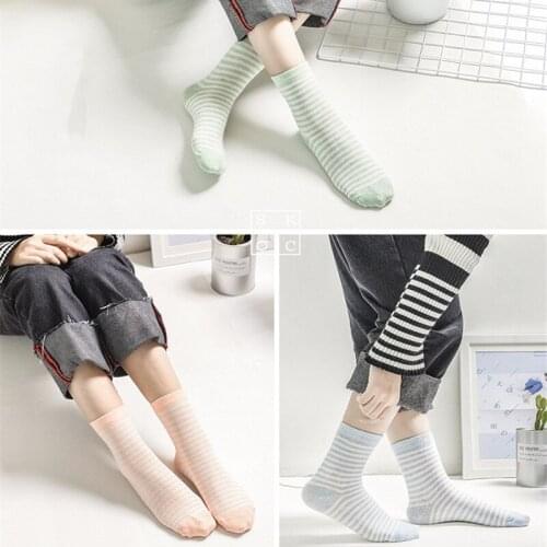 5 Pair/lot Candy Color Winter Women Socks Warm Breathable Christmas Mid-calf Socks Soft Comfortable Socks For Gifts