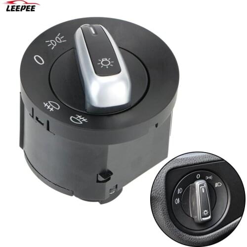 10 Pin For VW Golf 5 6 GTI Mk5 Mk6 Jetta 5 6 Passat B6 Touran Tiguan Car Headlight Fog Lamp Switch Automobile Modification