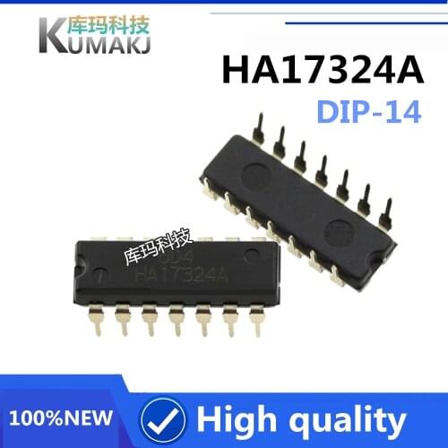 10pcs/lot New HA17324 HA17324A DIP-14 Operational amplifier IC