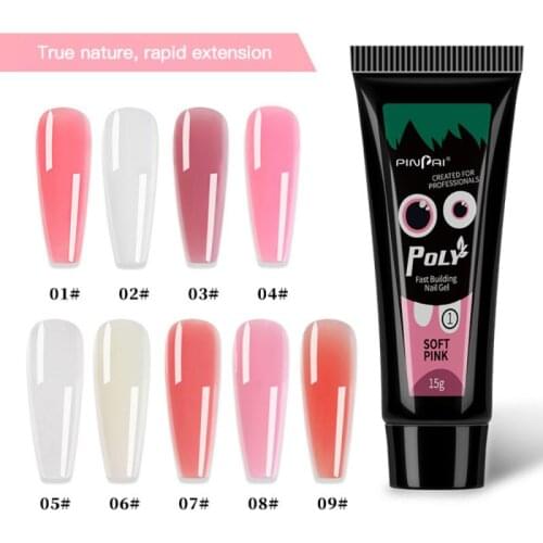 15g Nail Extension Gel Nail Model Phototherapy Gel UV Glue Crystal Extension Gel TSLM2