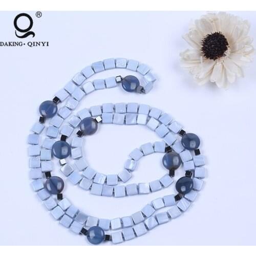 2020 New Style Custom Handcraft Jewelry Natural Stone Shell Necklace For Girl