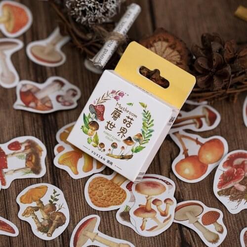 50pcs/1lot Kawaii Stationery Stickers Autumn whispers Diary Decorative Mobile Stickers Scrapbooking DIY Craft Stickers