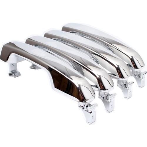 8pcs Outer Door Handle ABS Chrome For Toyota Prado J150 Series 2009 2010-2018 2019 2020 2021 Door Handle replace Accessories