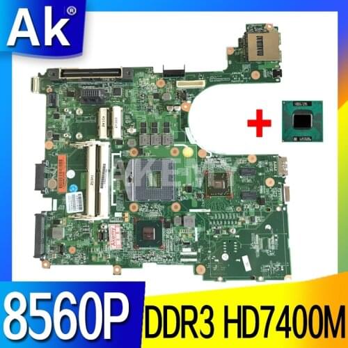 AK 684323-001 MAIN BOARD For HP Elitebook 8560P Laptop Motherboard QM67 DDR3 HD7400M Video Card